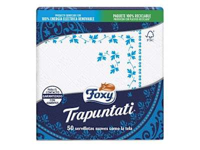 SERVILLETA FOXY TRAPUNTATI 50 UNIDADES
