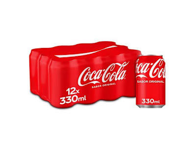 COCA-COLA LATA 33 CL PACK 12 UNIDADES