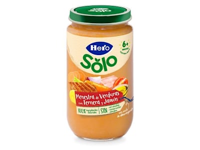 TARRITO HERO BABY MENESTRA DE VERDURAS CON TERNERA Y JAMÓN 235 G