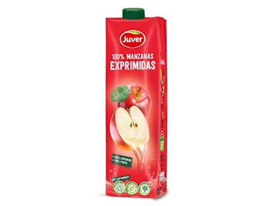 ZUMO 100% JUVER MANZANA EXPRIMIDO 1 L