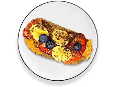 Tosta de Crema de Cacahuete