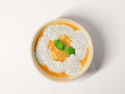 Mousse Chia y Mango
