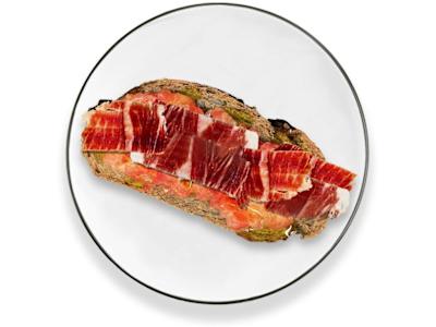Tosta de Tomate y Jamón Ibérico