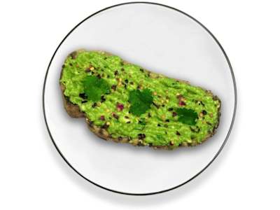 Tosta avo-chilli flakes