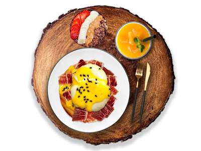 Brunch de 3 platos (todos los días disponible)