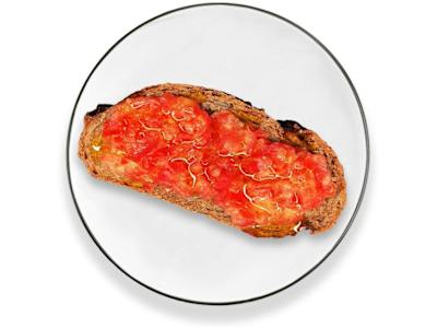 Tosta de Tomate y Aceite de Oliva Virgen Extra