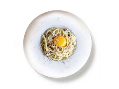 Pasta bio a la Carbonara al estilo M2