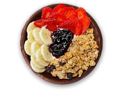 Bowl de Yogur Cremoso, Fruta y Granola