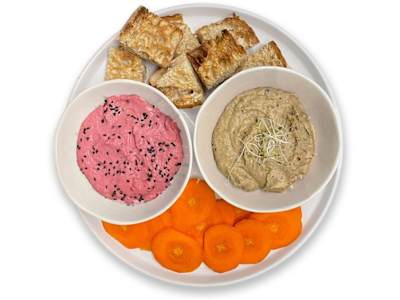 Hummus de 2 sabores