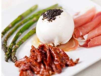 Burrata con Trigueros