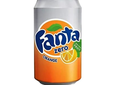 Fanta Zero Naranja Lata