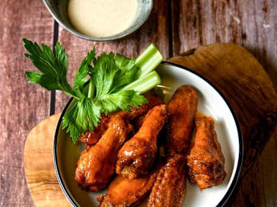 Buffalo Chicken Wings (¡picante!)