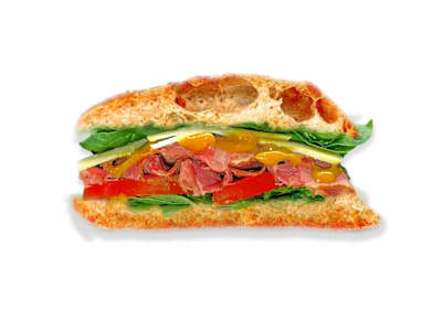 Sandwich Pastrami Y Parmesano