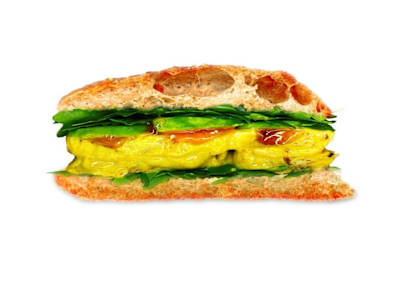 Sándwich de Pollo al Curry