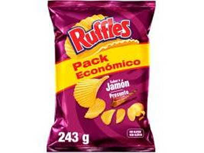 PATATAS JAMÓN XLB RUFFLES 243 - 26693580