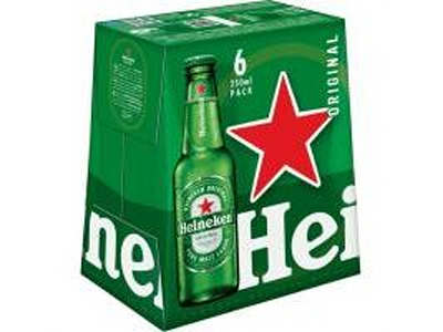 CERVEZA HEINEKEN P6X0,25L BOT - 398321