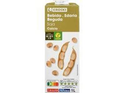 BEBIDA SOJA C/CALCIO EROSKI 1L - 24637332