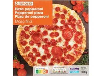 PIZZA PEPPERONI EROSKI 345 G - 25302779