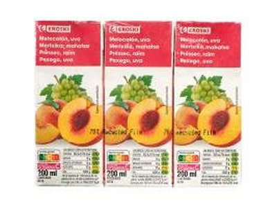 Z. MELOCOTON UVA EROSKI 6X0,2L - 10862860