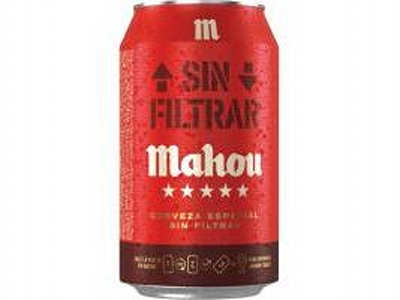 CERV S/FILTRAR MAHOU LATA0,33 - 25559360