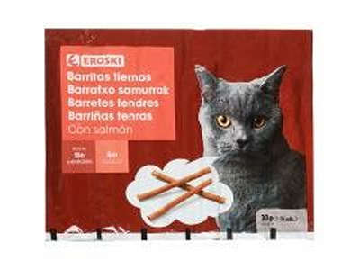 GATO BARRITA SALMÓN EROSKI 30G - 25957267