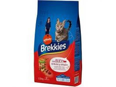 BREKKIES GATO BUEY TERNE 1,5KG - 3681491
