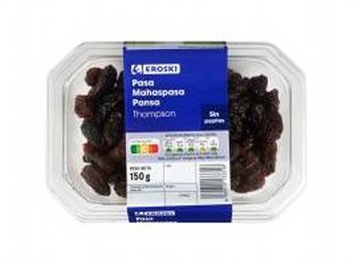 PASA THOMPSON EROSKI 150 G - 12194312