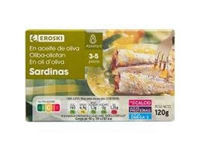 SARDINAS OLIVA EROSKI 115G - 2294171