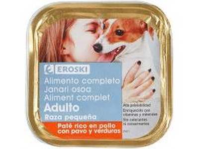 PERRO MIN POLLO EROSKI 150 G - 16888299