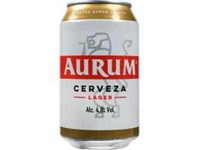 CERVEZA AURUM LATA 0,33L - 5135538