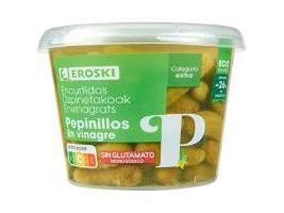 PEPINILLOS VINAGRE EROSKI 300G - 24139016