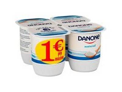 YOGUR NATURAL DANONE 4X120G - 204214