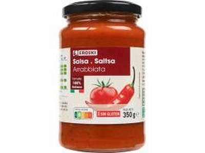 SALSA ARRABBIATA EROSKI 350G - 26202796