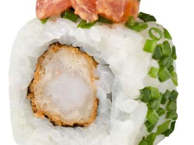 Roll tempura y atún spicy