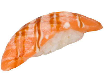 Nigiri salmón teriyaki