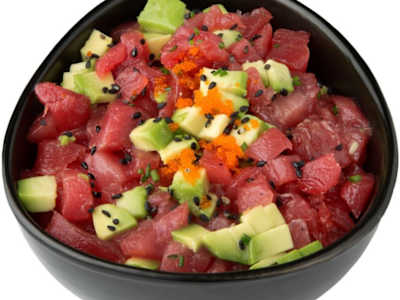 Chirashi tartar de atún