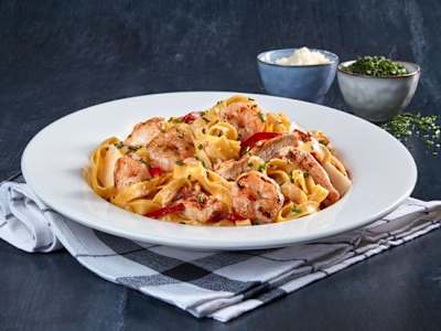 CAJUN & SHRIMP CHICKEN PASTA