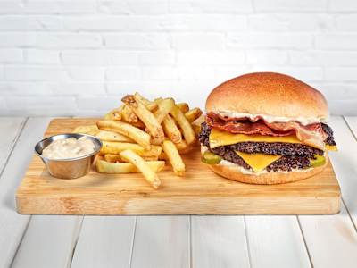 THE PERFECT DOUBLE BURGER