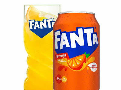 Fanta Naranja lata 330ml.
