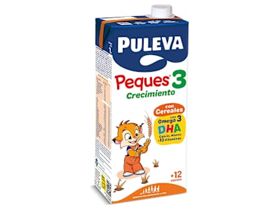 Leche infantil crecimiento con cereales Peques 3 Puleva 1 L