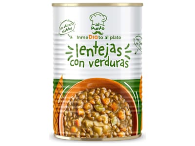 Lentejas con verduras Dia Al punto 430 g