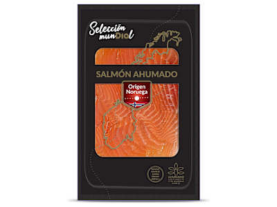 Salmón ahumado Noruego Dia Selección Mundial sobre 100 g