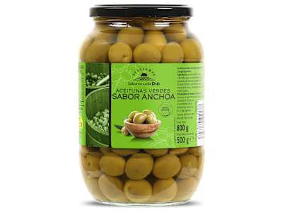 Aceitunas sabor anchoa con hueso Dia Vegecampo 500 g