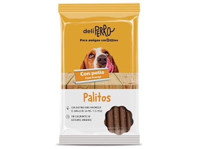Snack para perros palitos con pollo Deliperro de Dia bolsa 200 g