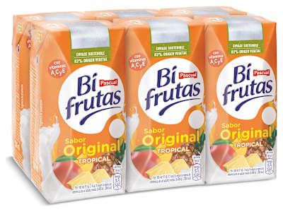 Bifrutas tropical Pascual pack 6 x 200 ml