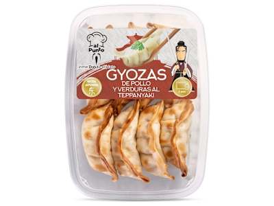 Gyozas de pollo y verduras al teppanyaki Dia Al punto 140 g