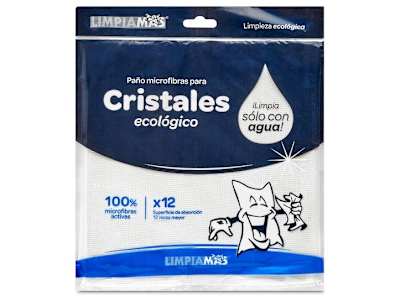 Paño especial cristales Limpiamas bolsa 1 unidad