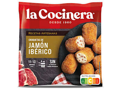 Croquetas artesanas de jamón ibérico La cocinera bolsa 400 g