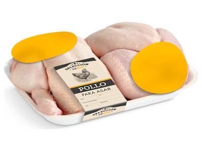 Pollo para asar 2 unidades Selección de Dia 2 Kg