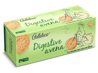 Galletas digestive con avena y trigo Galleteca de Dia caja 425 g